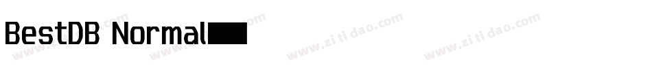 BestDB Normal字体转换